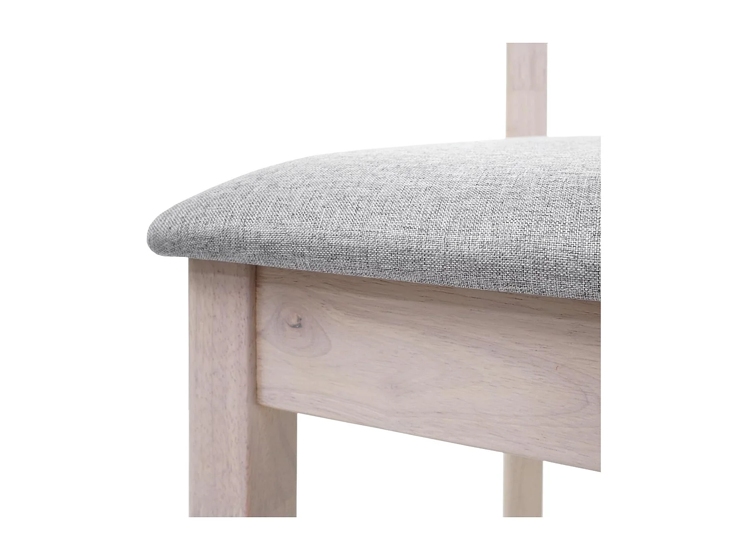 Chaise de salle à manger MCW-G46 (lot de 2),  châssis clair, gris