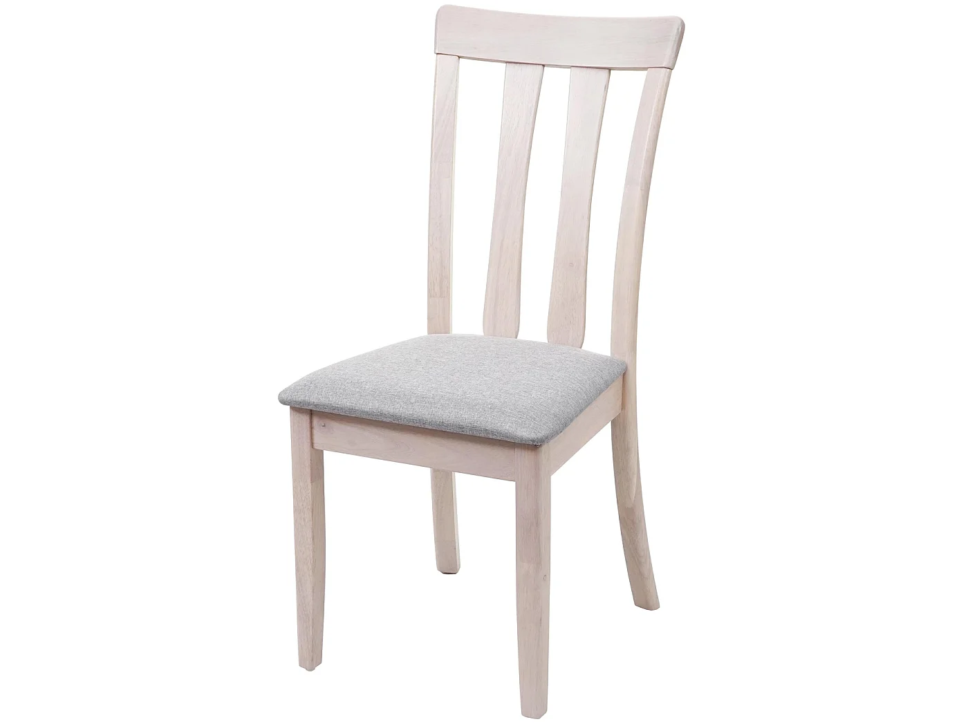 Chaise de salle à manger MCW-G46 (lot de 2),  châssis clair, gris