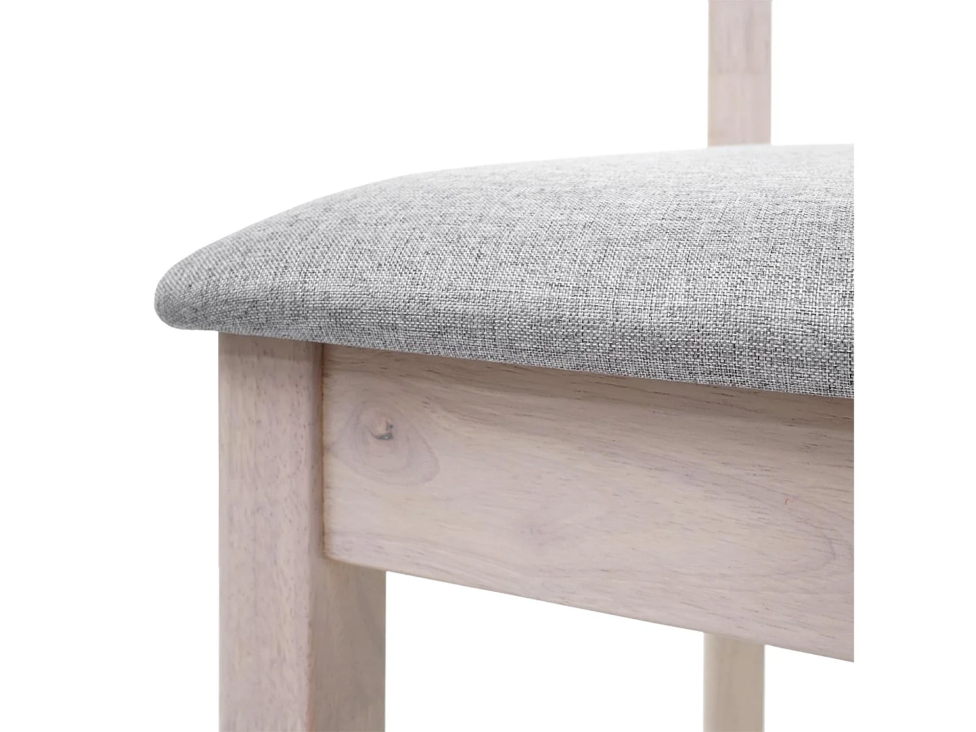 Chaise de salle à manger MCW-G46 (lot de 2),  châssis clair, gris