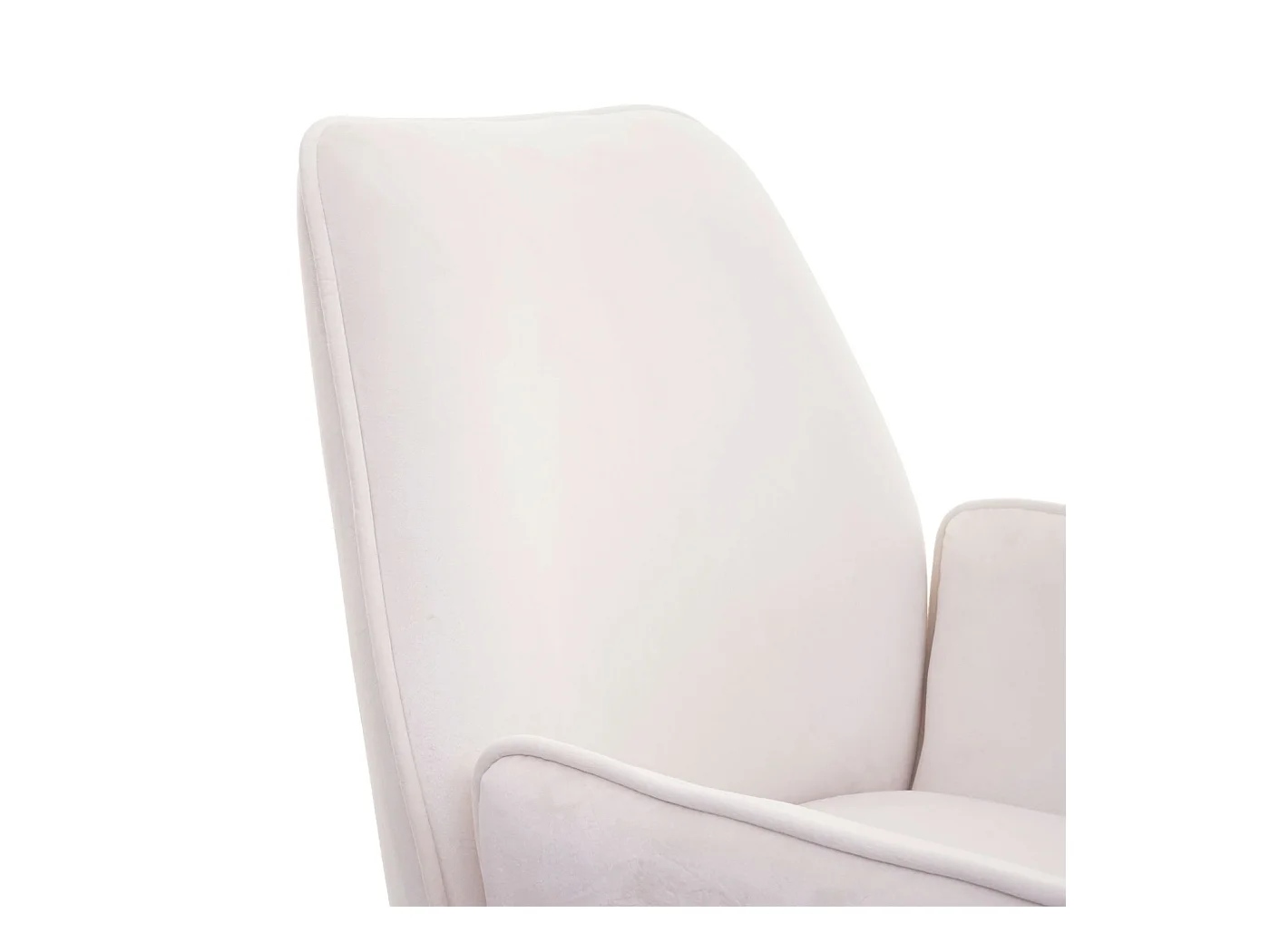 Eetkamerstoel MCW-G67 (set van 6),  crème-beige, zwarte poten