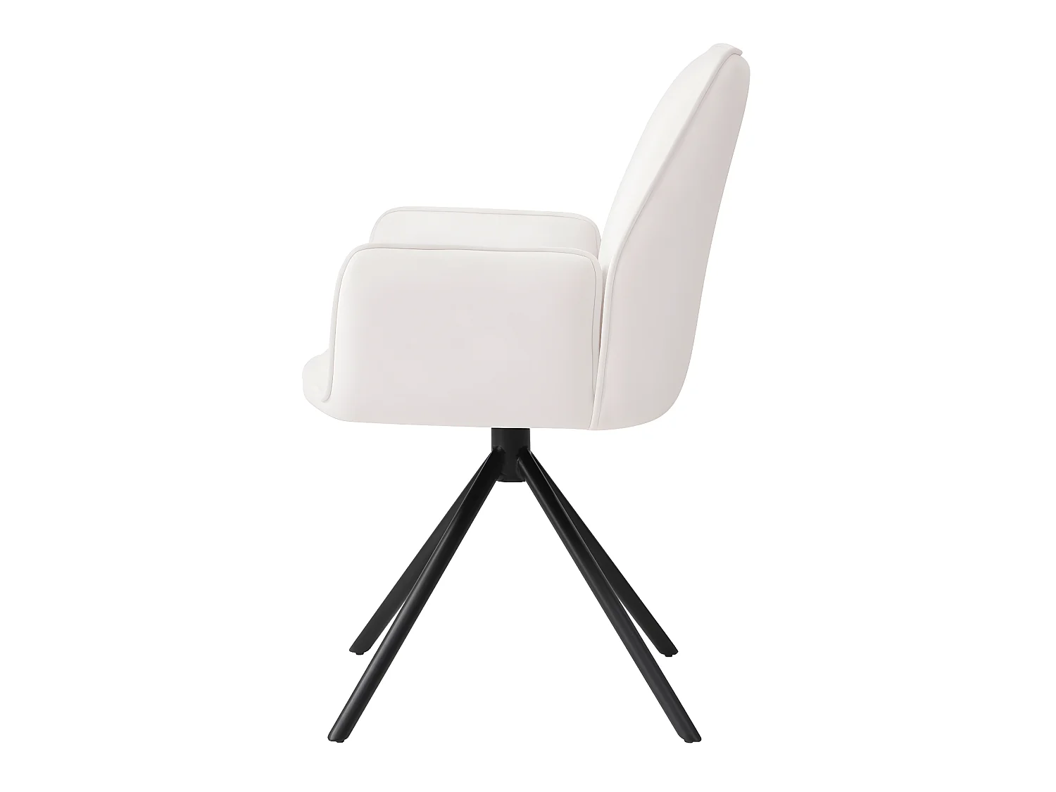 Chaise de salle à manger MCW-G67 (lot de 6),  velours, crème-beige