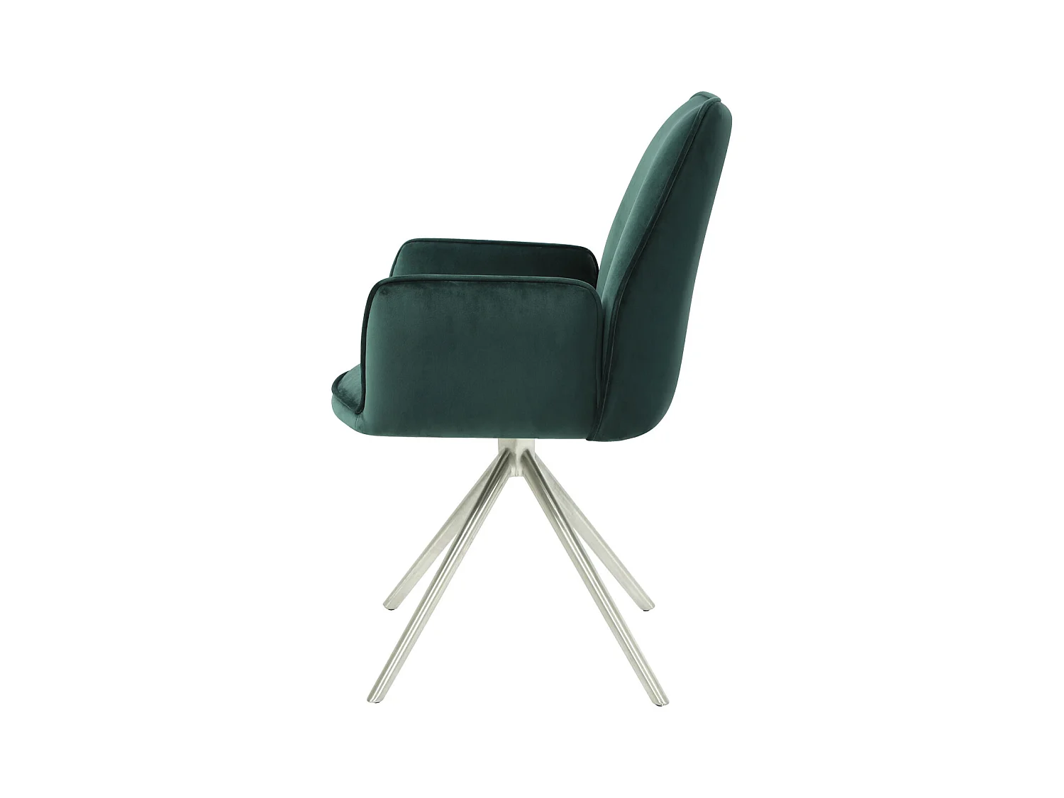 Esszimmerstuhl MCW-G67, Grün, Edelstahl