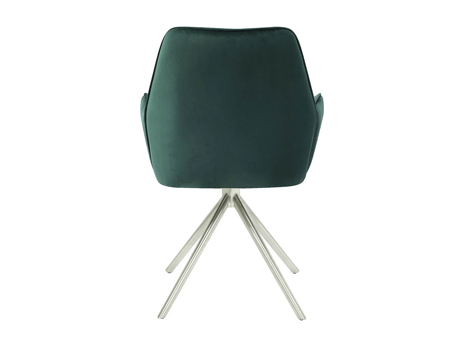 Krzesło do jadalni MCW-G67 (zestaw 6 sztuk),  zielone, stal nierdzewna