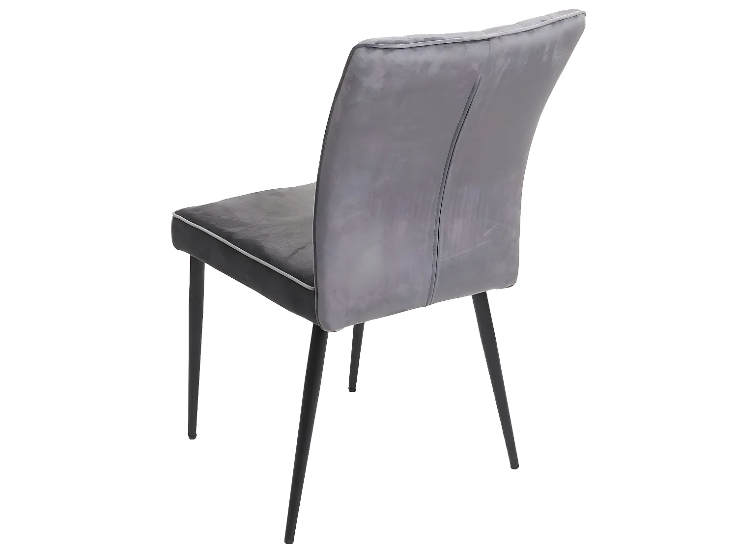 Chaise de salle à manger MCW-K16 (lot de 6),  gris foncé