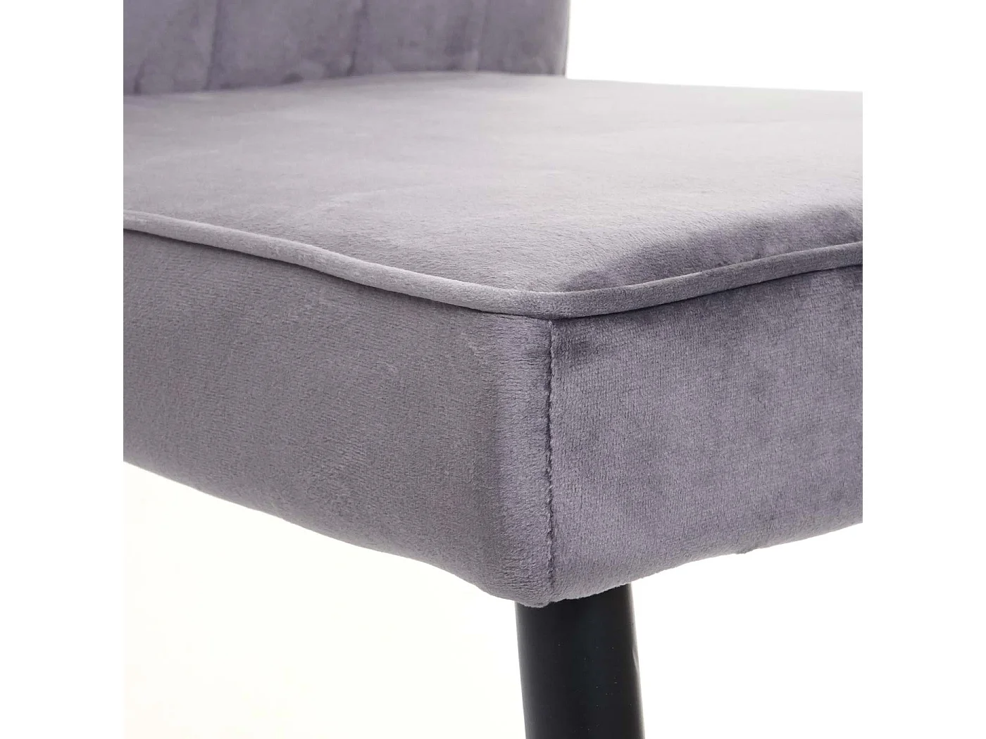 Chaise de salle à manger MCW-K16 (lot de 6),  gris foncé
