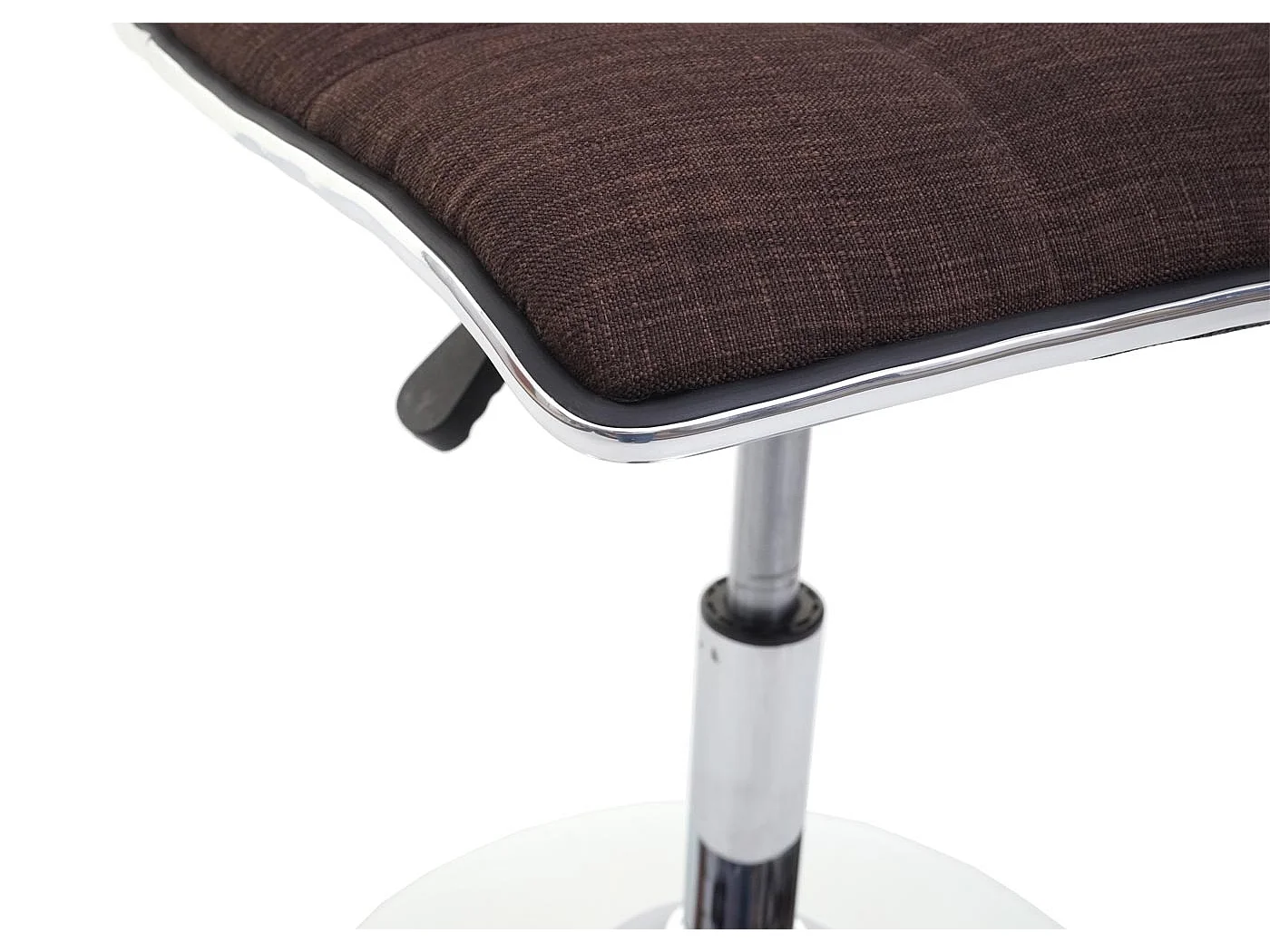 Sedia soggiorno elegante MCW-C41 design moderno tessuto sala pranzo marrone