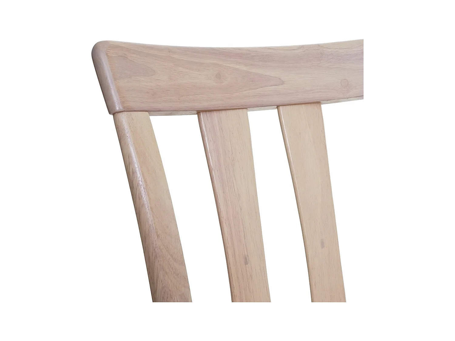 Esszimmerstuhl MCW-G46 (6er-Set), Naturfarbenes Gestell, orange