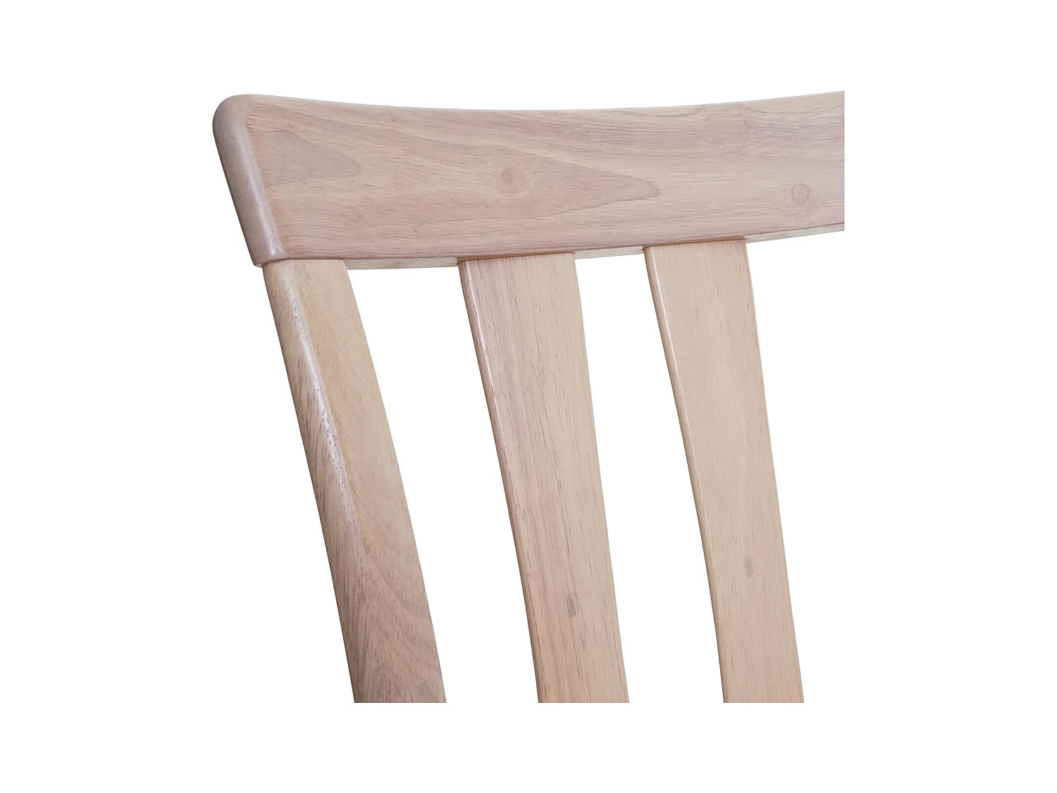 Esszimmerstuhl MCW-G46 (6er-Set), Naturfarbenes Gestell, orange
