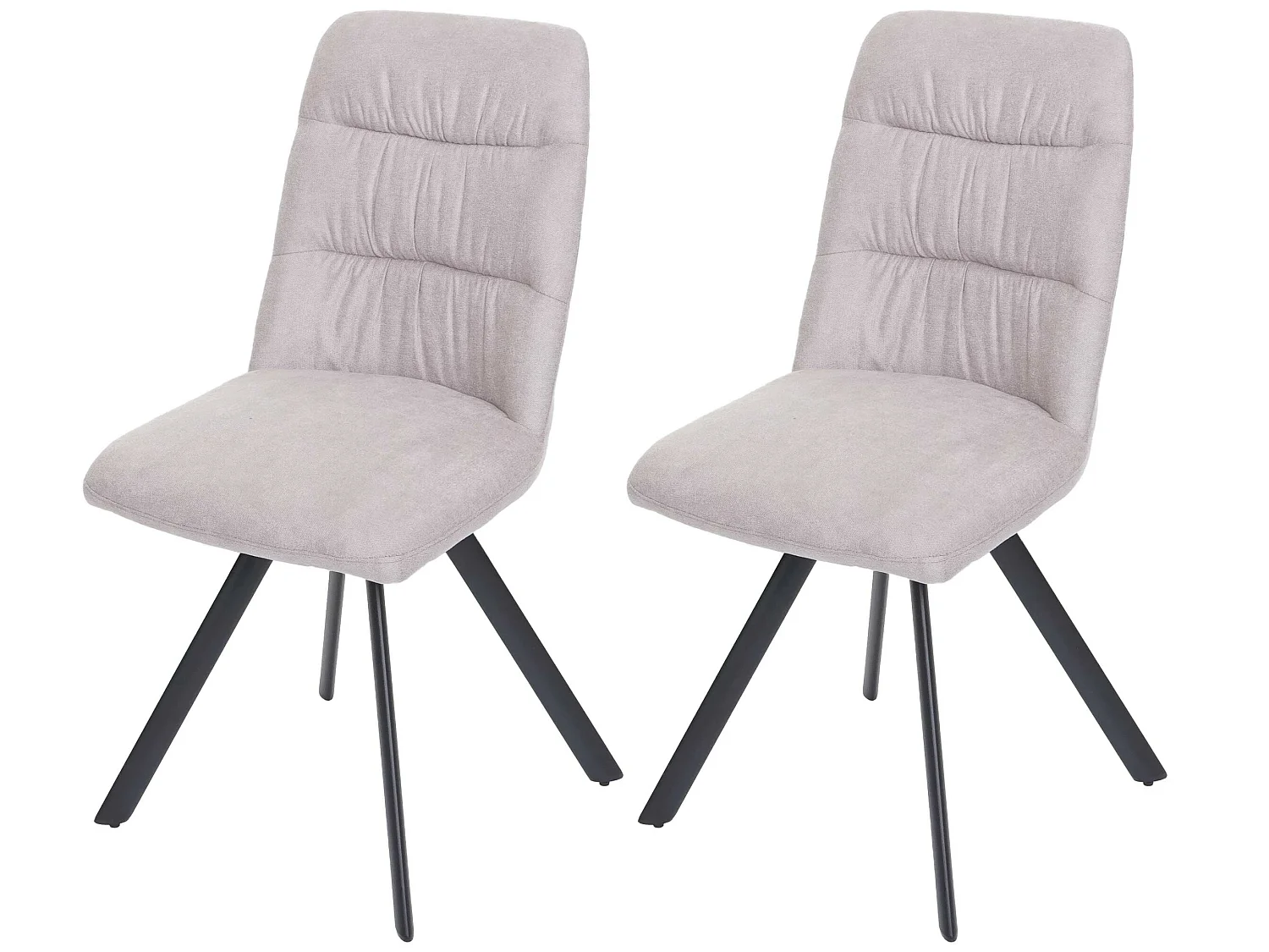 Krzesło do jadalni MCW-J69 (zestaw 2 sztuk),  kremowo-beżowy