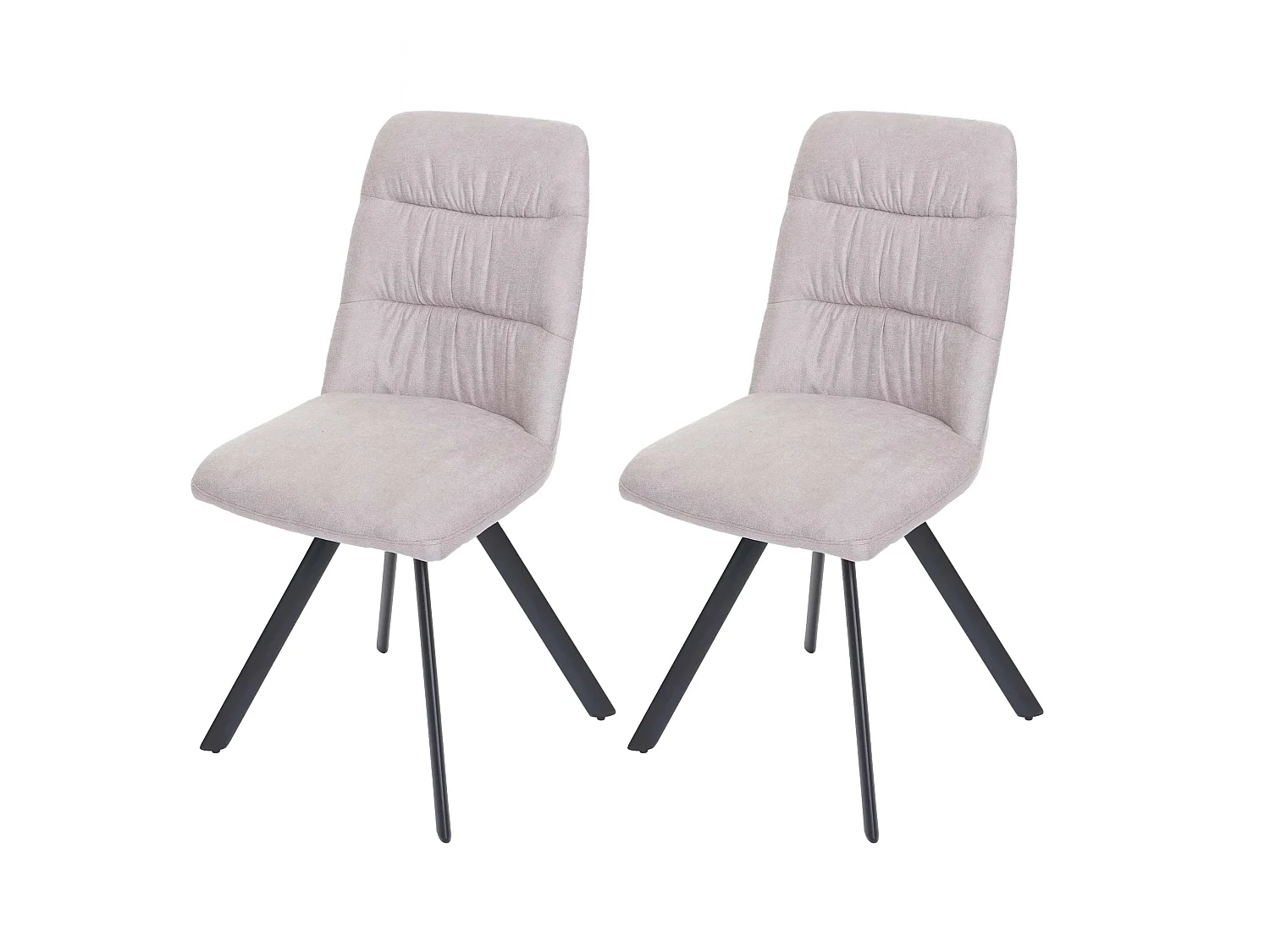 Eetkamerstoel MCW-J69 (set van 2),  crème-beige