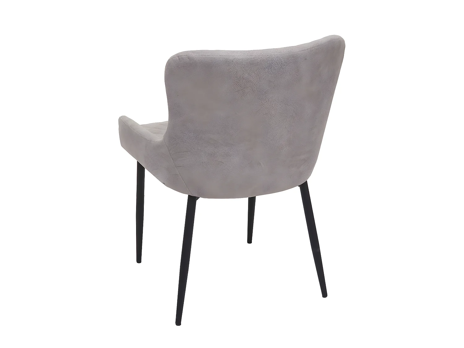 Chaise de salle à manger MCW-H79 (lot de 2),  tissu / textile gris