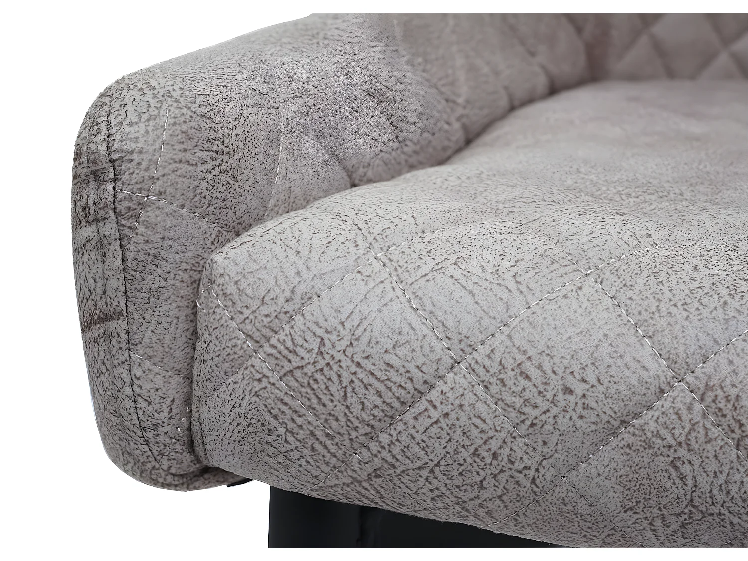 Chaise de salle à manger MCW-H79 (lot de 2),  tissu / textile gris