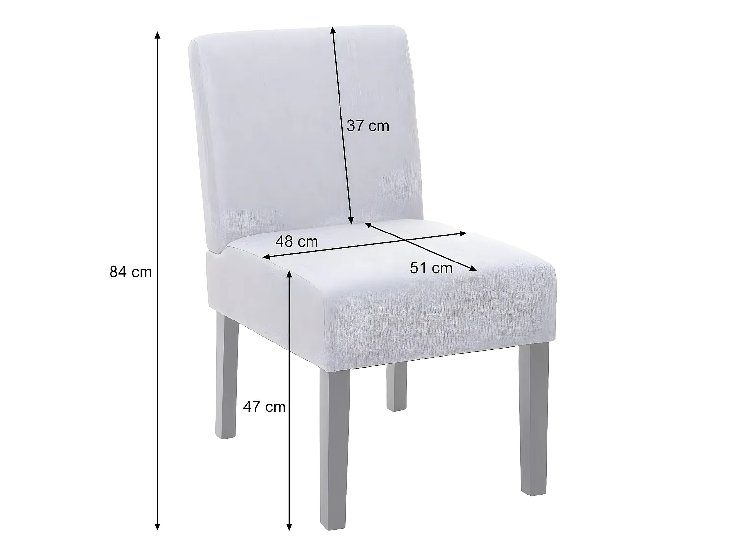 Eetkamerstoel MCW-F61 (set van 6),  bruin