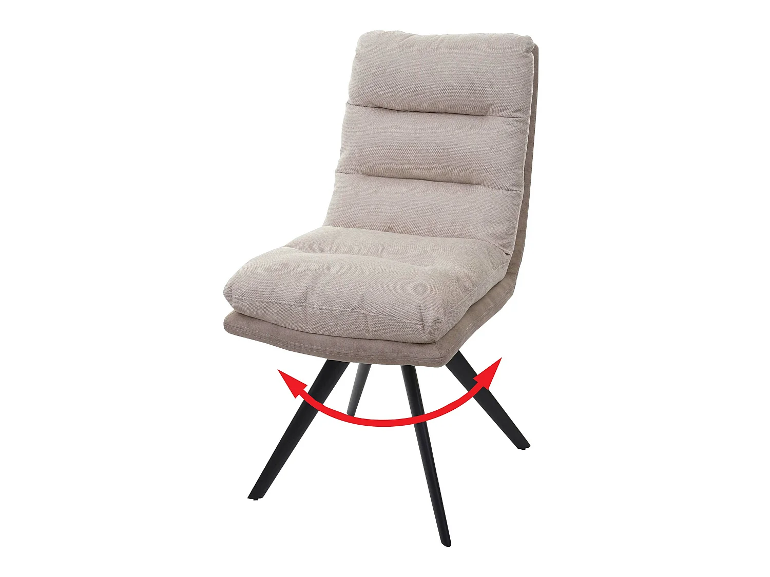 Chaise de salle à manger MCW-G66,  crème