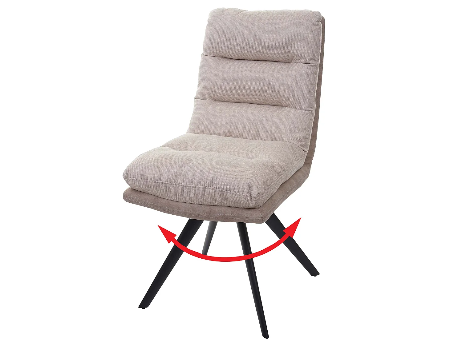 Cadeira de jantar MCW-G66,  creme