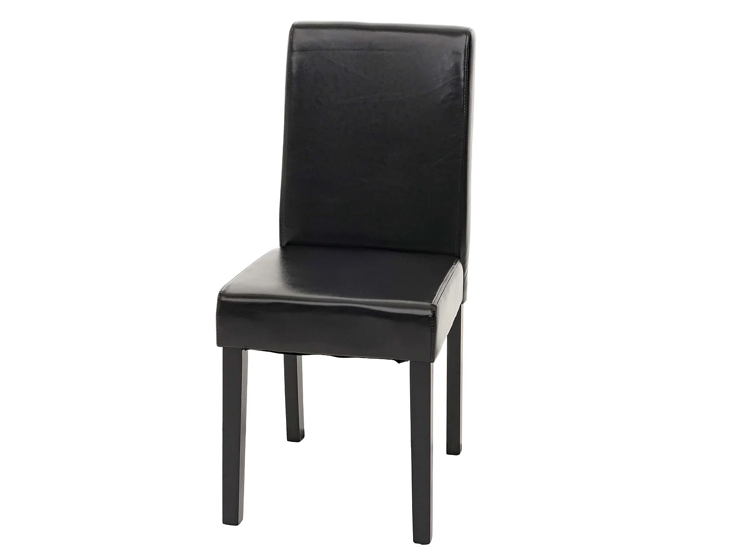 Chaise de salle à manger Littau,  noir, pieds foncés