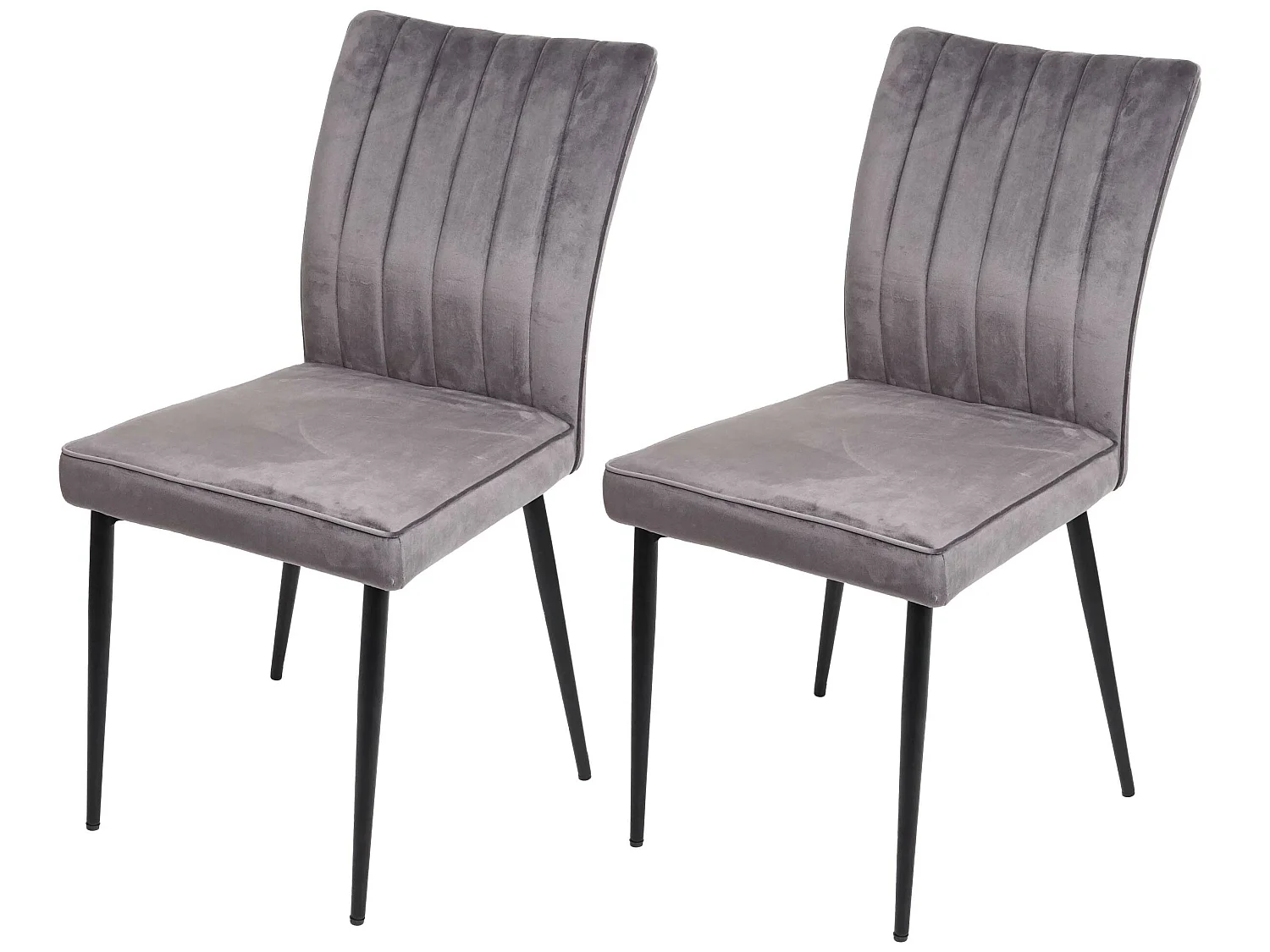 MCW-K16 eetkamerstoel (set van 2),  donkergrijs