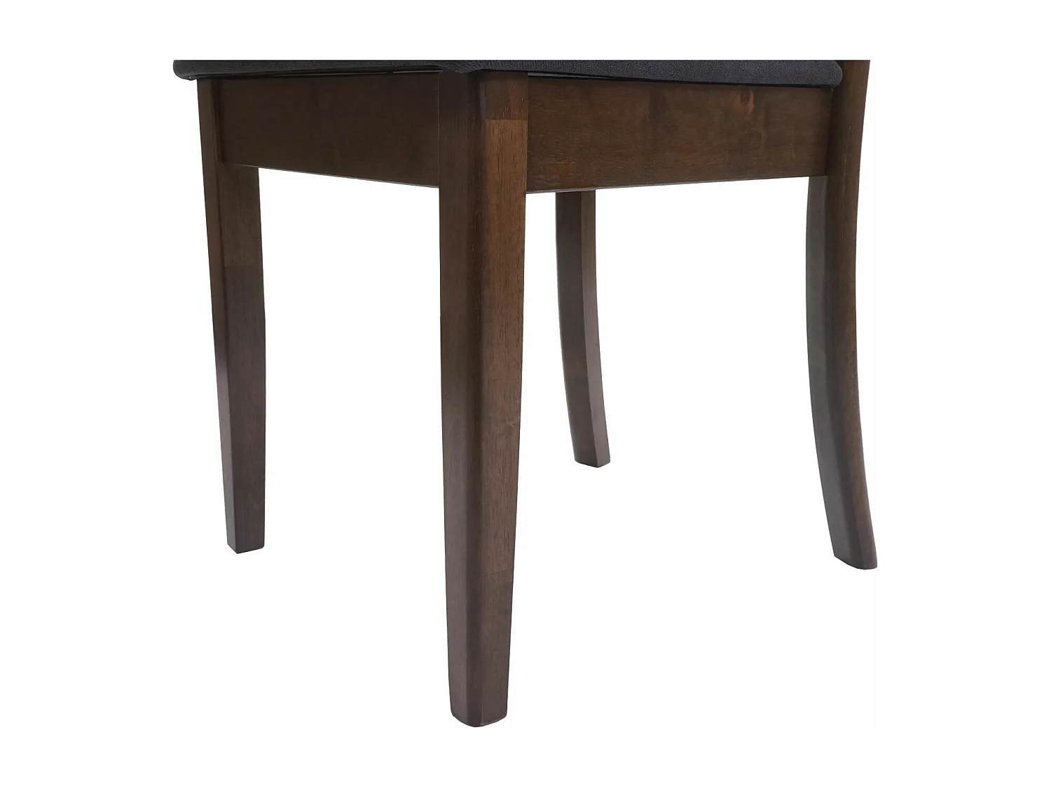 Silla de comedor MCW-G46 (juego de 2),  estructura oscura, gris oscuro