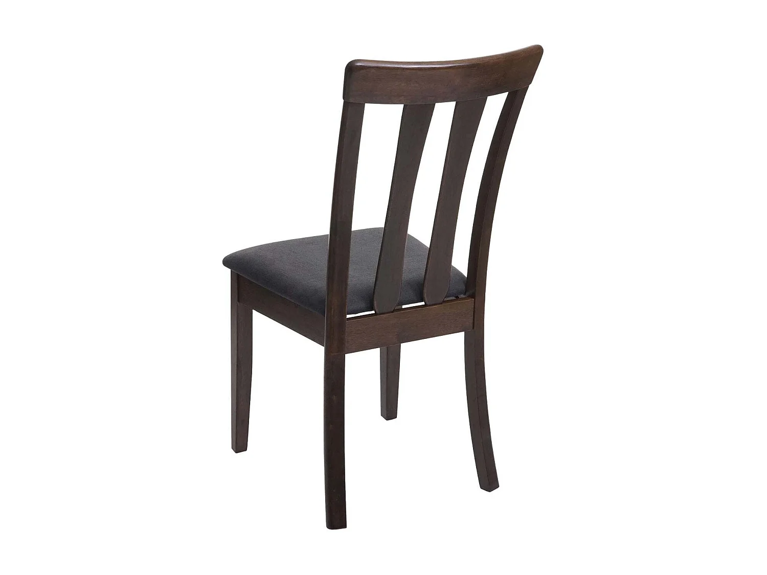 Chaise de salle à manger MCW-G46 (lot de 2),  cadre foncé, gris foncé