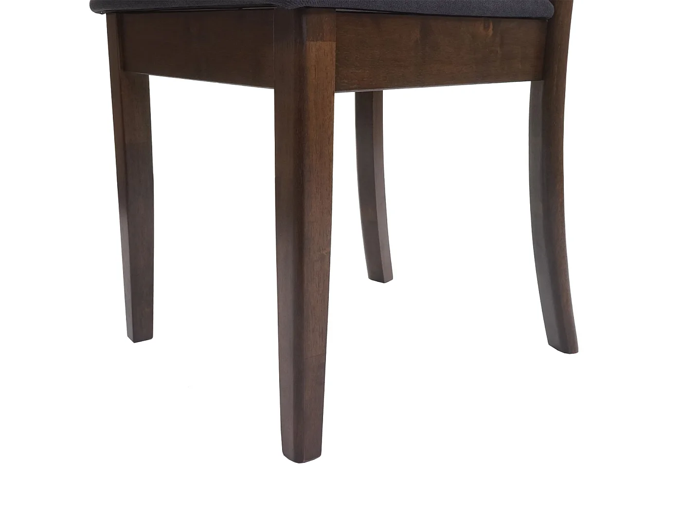 Eetkamerstoel MCW-G46 (set van 2),  donker frame, donkergrijs