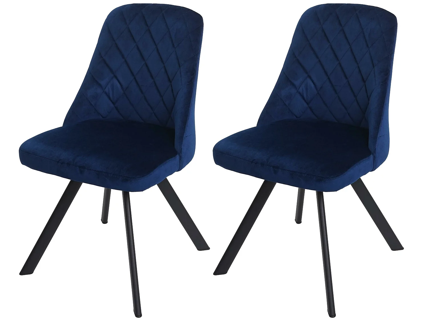MCW-K25 eetkamerstoel (set van 2),  blauw