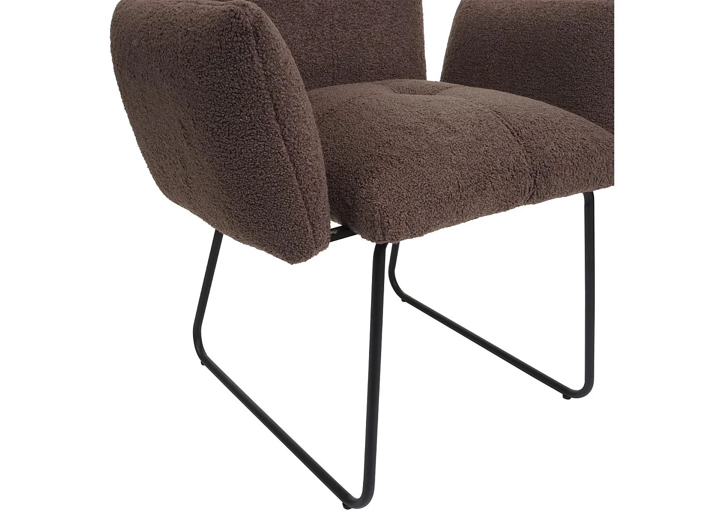 Chaise de salle à manger MCW-K34 (lot de 6),  marron