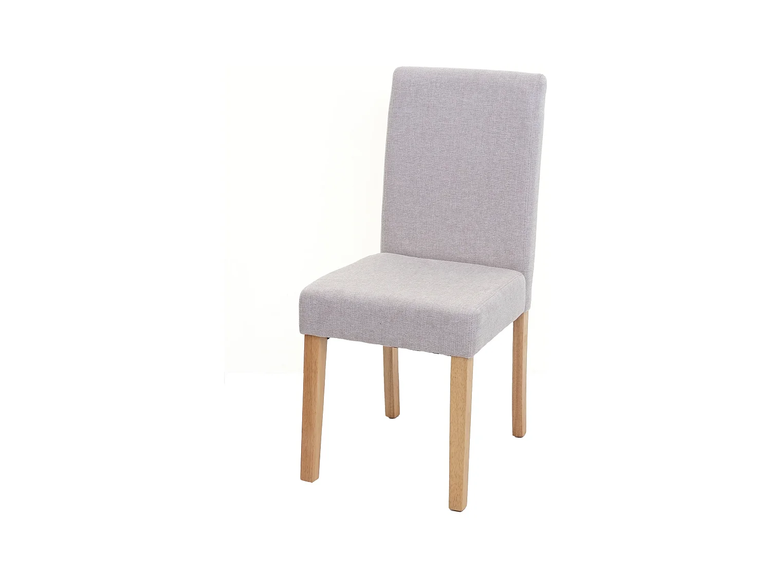 Chaise de salle à manger Littau Schriftzug,  crème-beige, pieds clairs