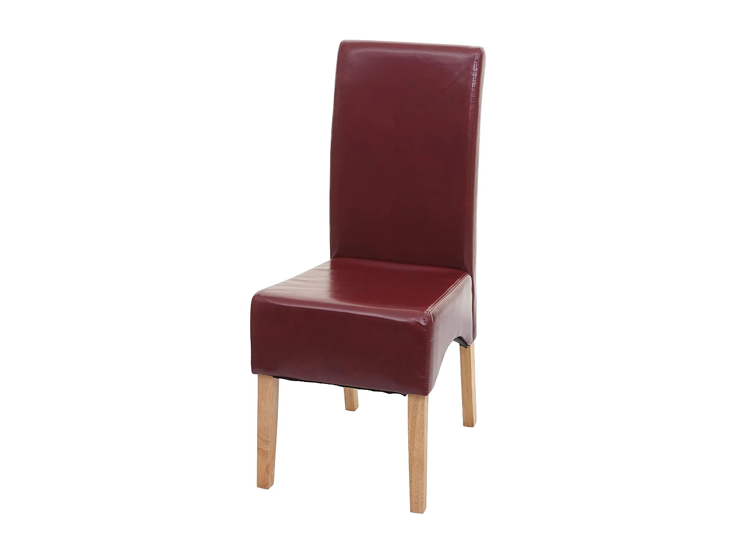 Chaise de salle à manger Crotone,  rouge, pieds légers