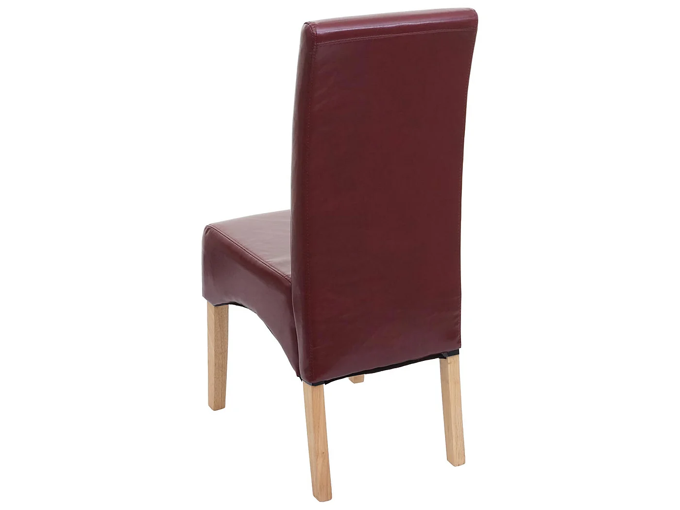 Chaise de salle à manger Crotone,  rouge, pieds légers