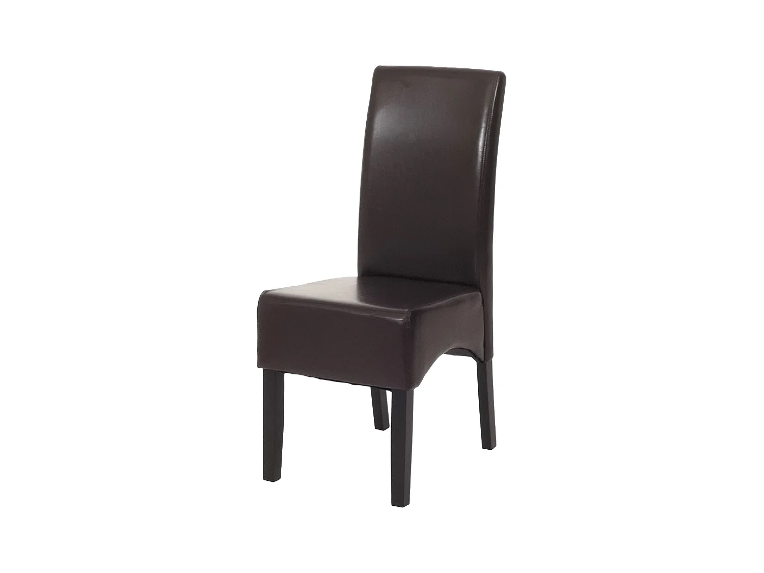 Chaise de salle à manger Littau,  marron, pieds foncés
