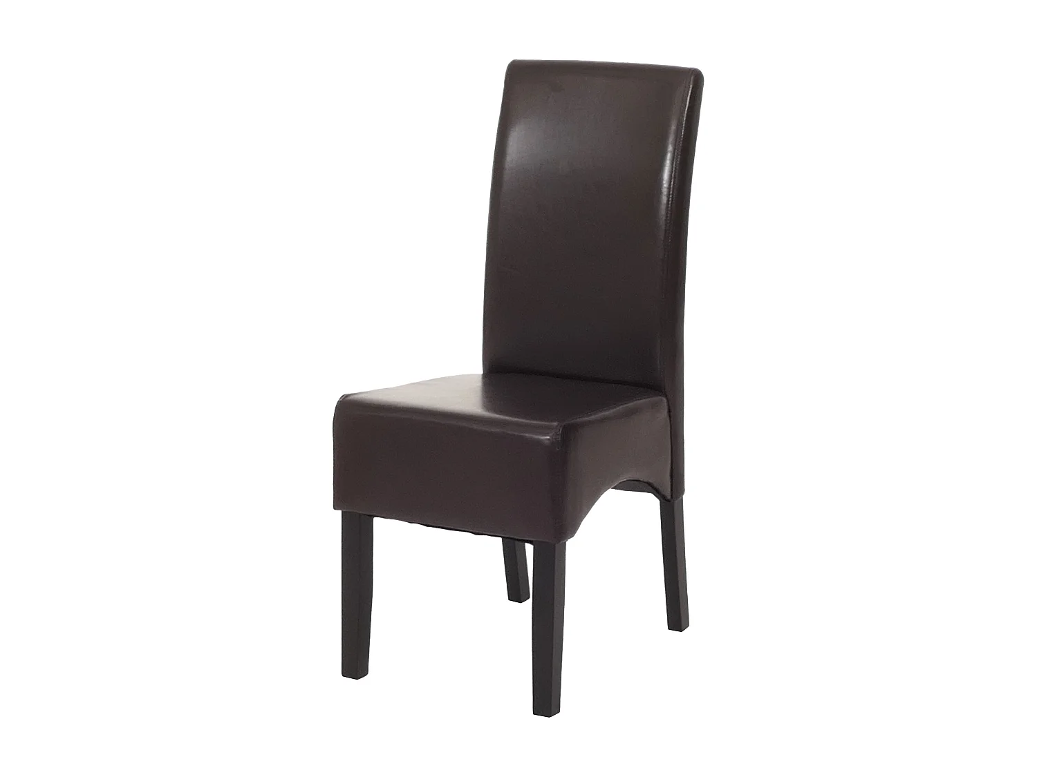 Chaise de salle à manger Littau,  marron, pieds foncés