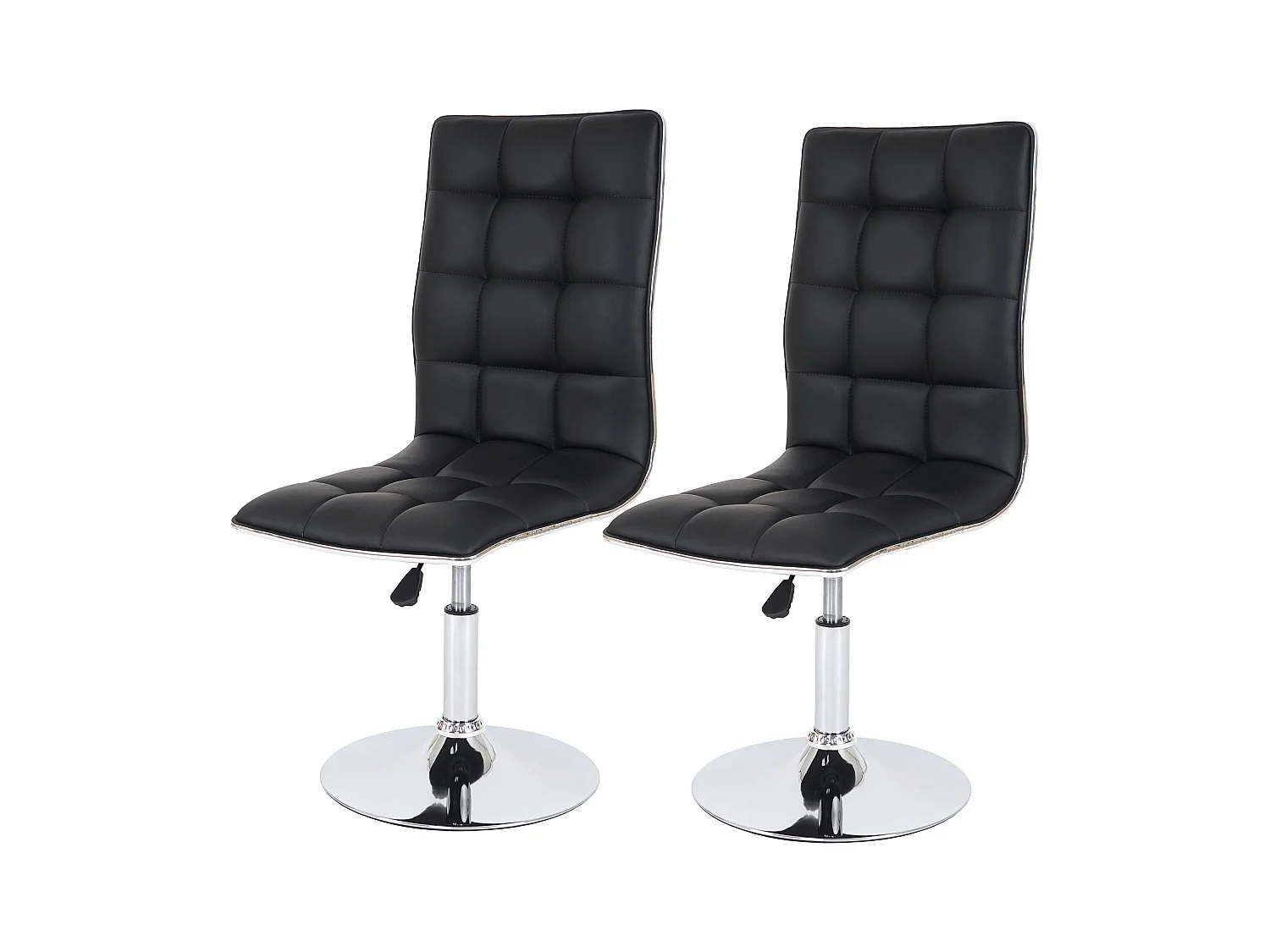 Chaise de salle à manger MCW-C41 (lot de 2),  noir