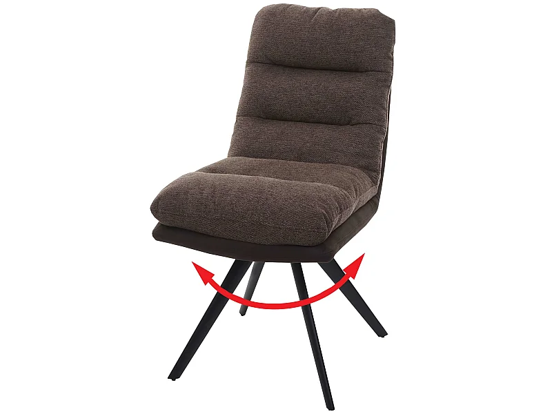 Eetkamerstoel MCW-G66,  bruin-donkerbruin