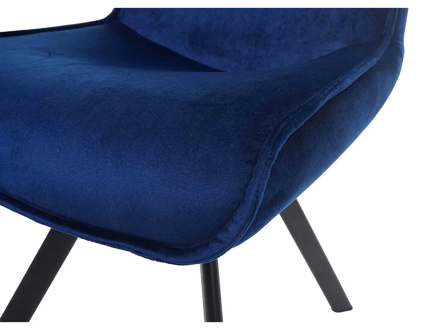 Krzesło do jadalni MCW-K24 (zestaw 2 sztuk),  niebieski