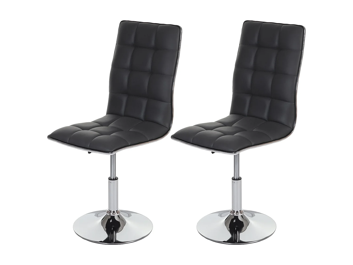 Esszimmerstuhl MCW-C41 (2er-Set), Grau