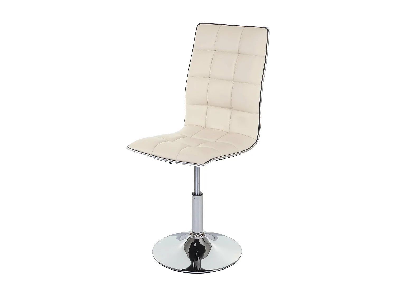 MCW-C41 draaibare eetkamerstoel,  crème