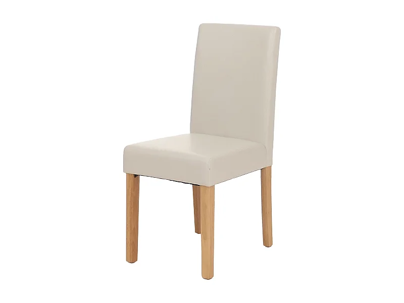 Krzesło do jadalni Littau,  biały, jasne nogi