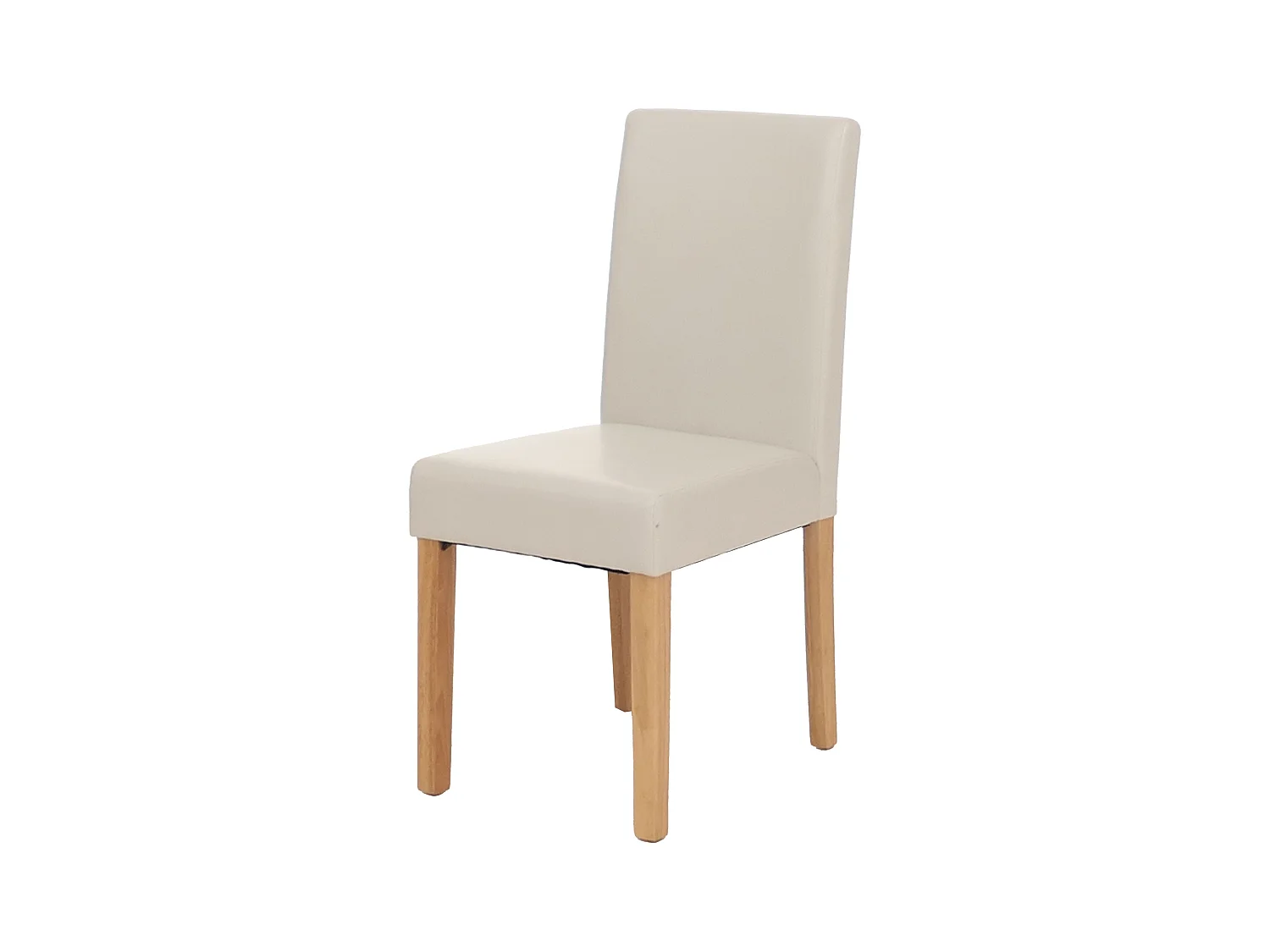 Chaise de salle à manger Littau,  blanc, pieds clairs