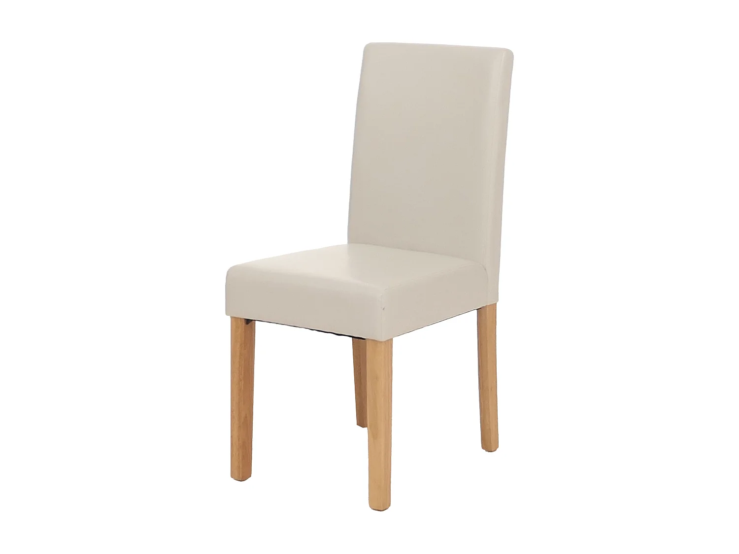 Chaise de salle à manger Littau,  blanc, pieds clairs