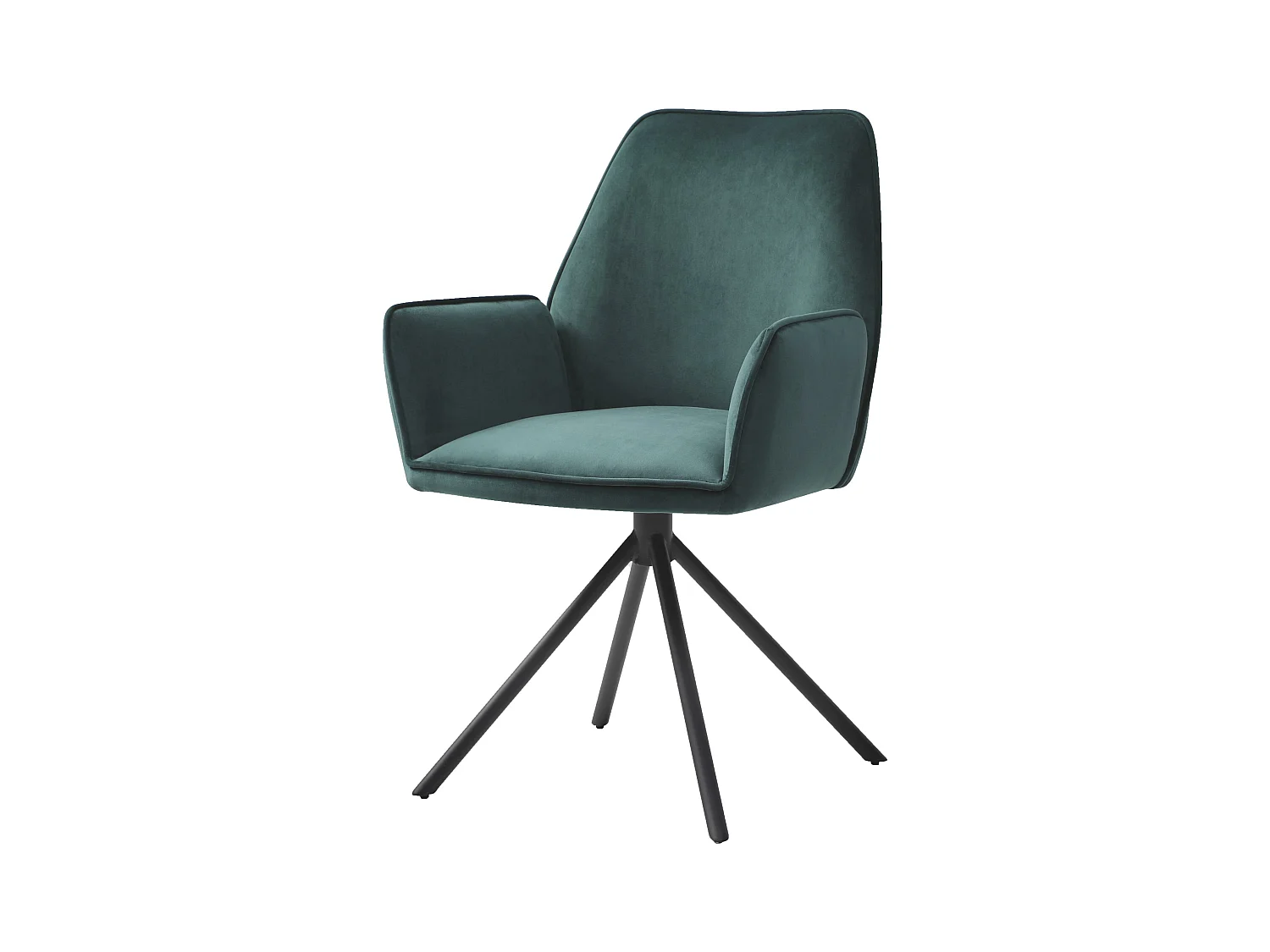 Chaise de salle à manger MCW-G67,  velours, vert