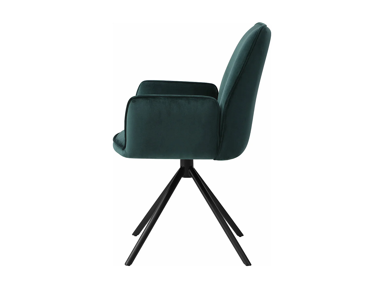 Chaise de salle à manger MCW-G67,  velours, vert