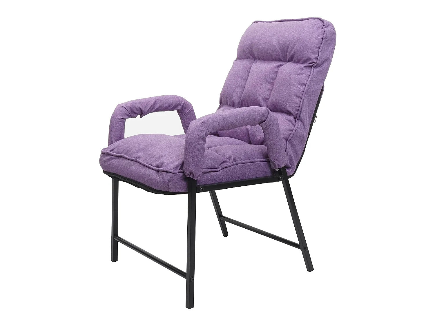 Esszimmerstuhl MCW-K40, Stoff/Textil lila-flieder