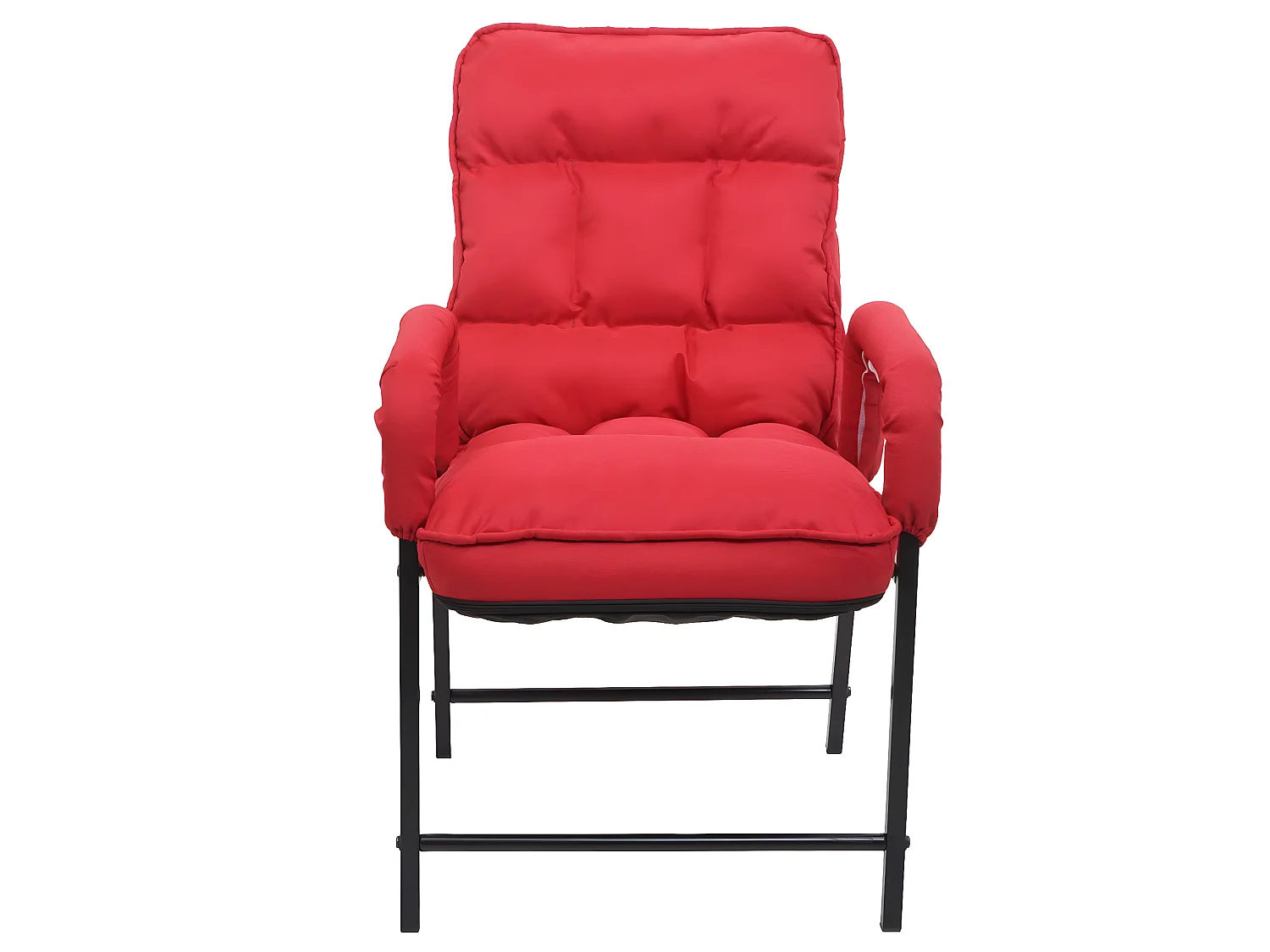 Chaise de salle à manger MCW-K40,  tissu/textile rouge