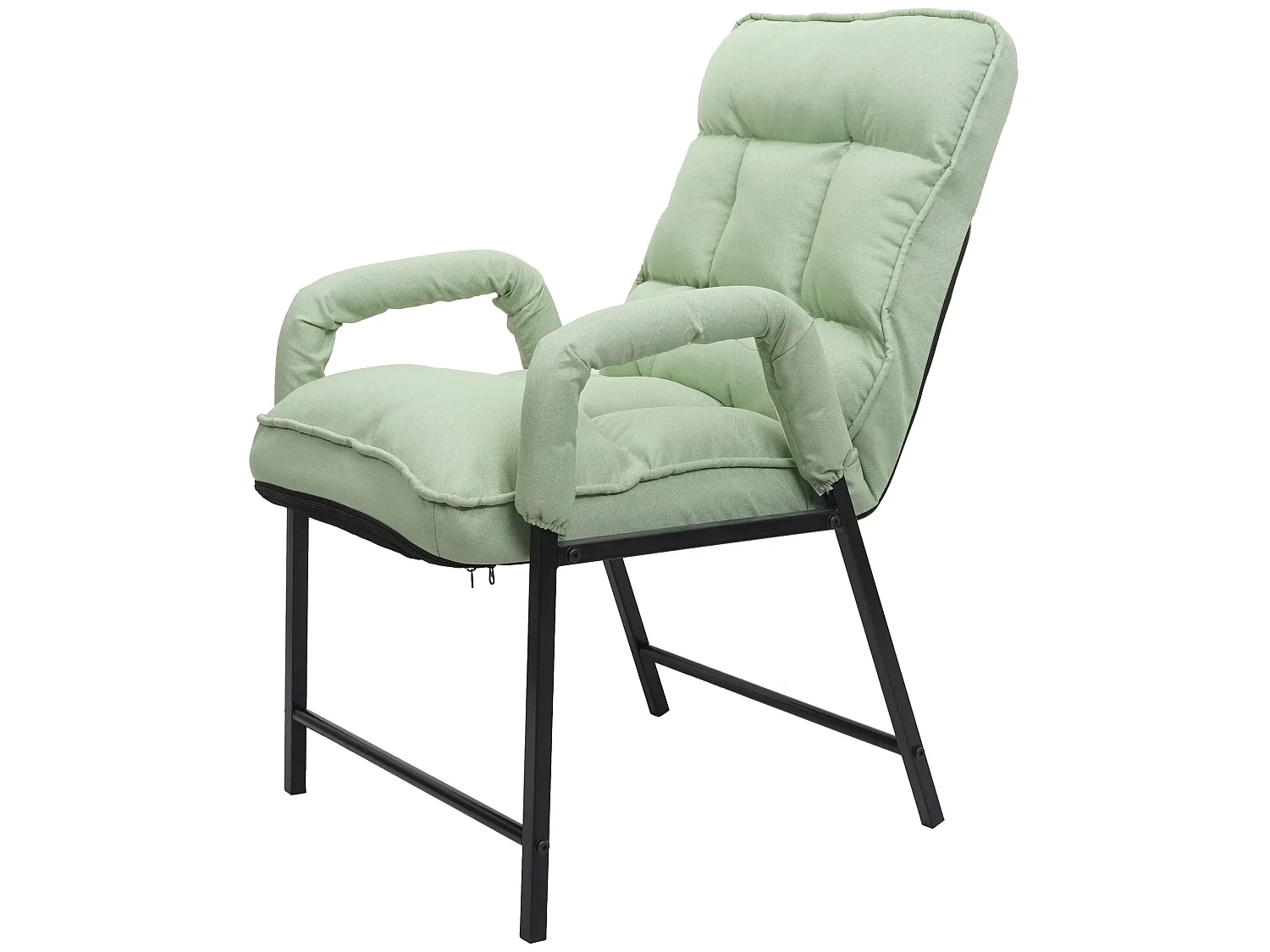 Chaise de salle à manger MCW-K40,  tissu/textile vert-menthe
