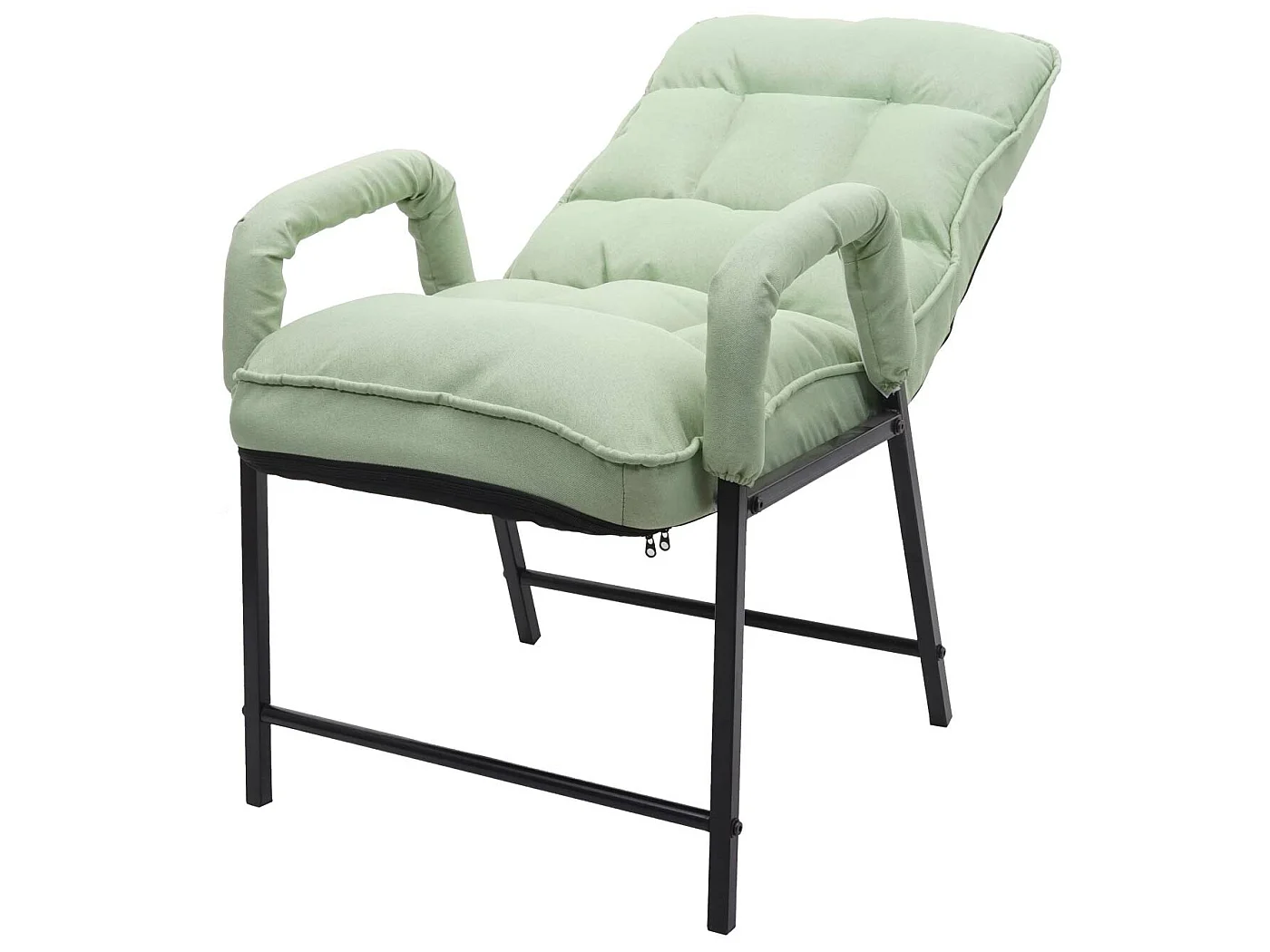 Chaise de salle à manger MCW-K40,  tissu/textile vert-menthe
