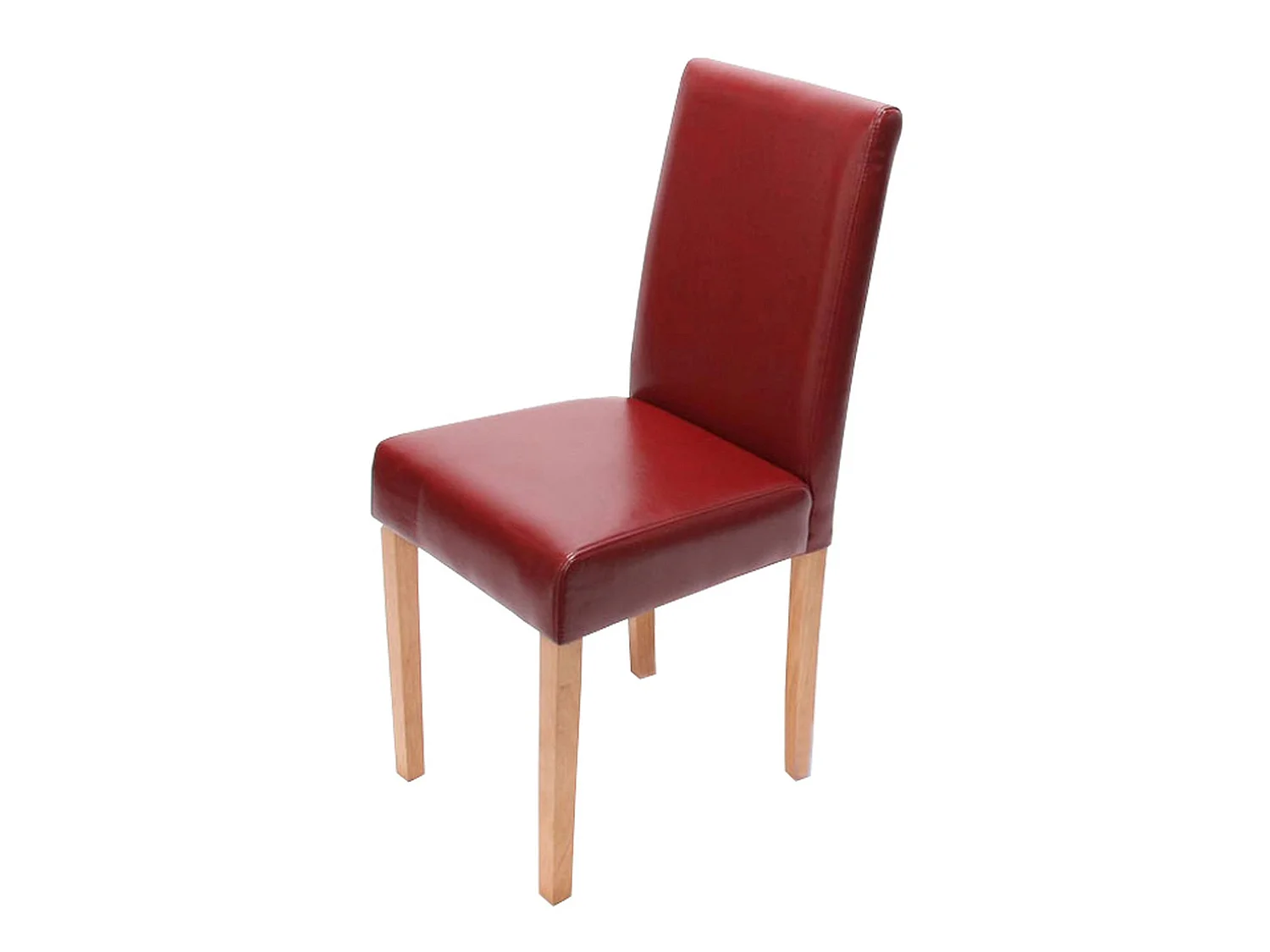 Silla de comedor Littau,  rojo, patas ligeras