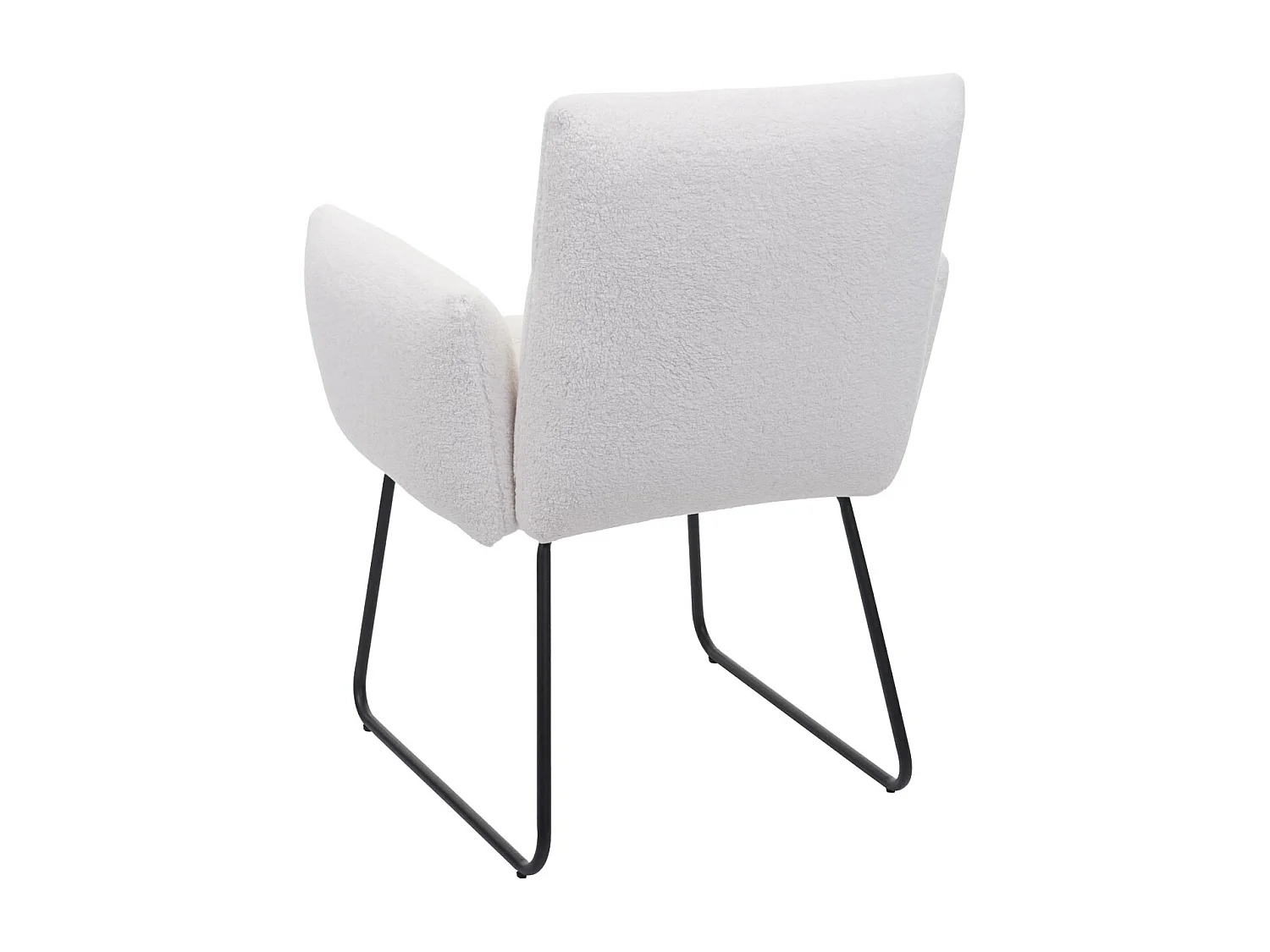 Chaise de salle à manger MCW-K34 (lot de 6),  blanc