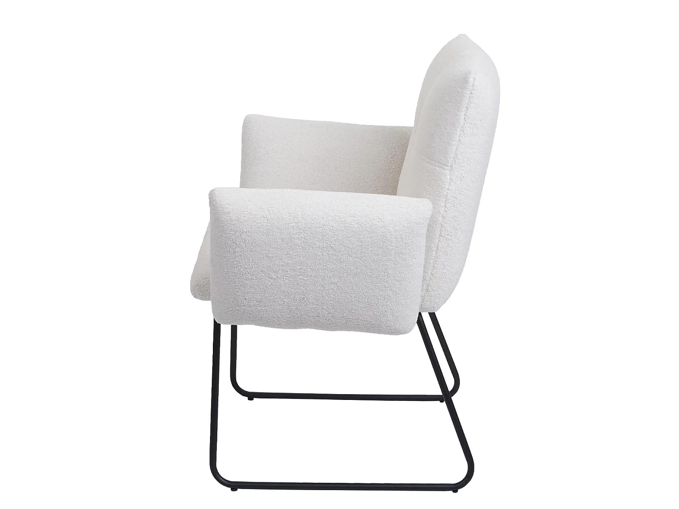 Krzesło do jadalni MCW-K34 (zestaw 6 sztuk),  biały