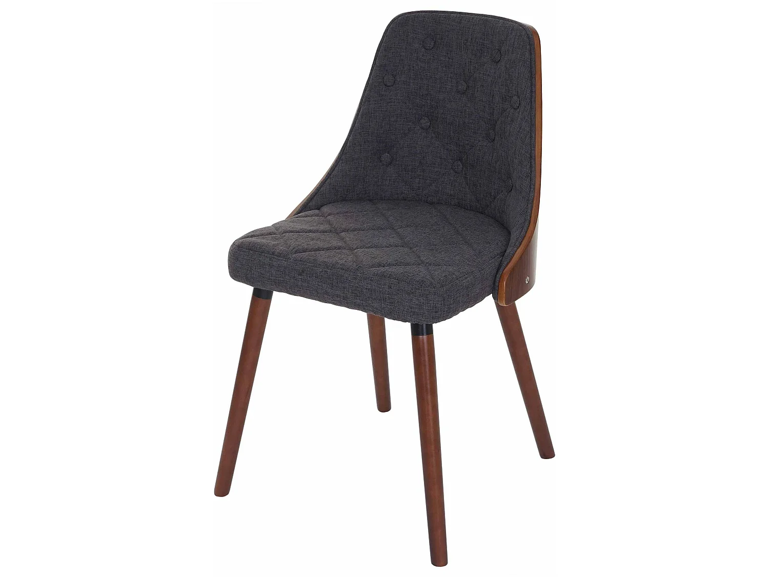 Krzesło do jadalni MCW-A75,  tkanina/tekstylia szary