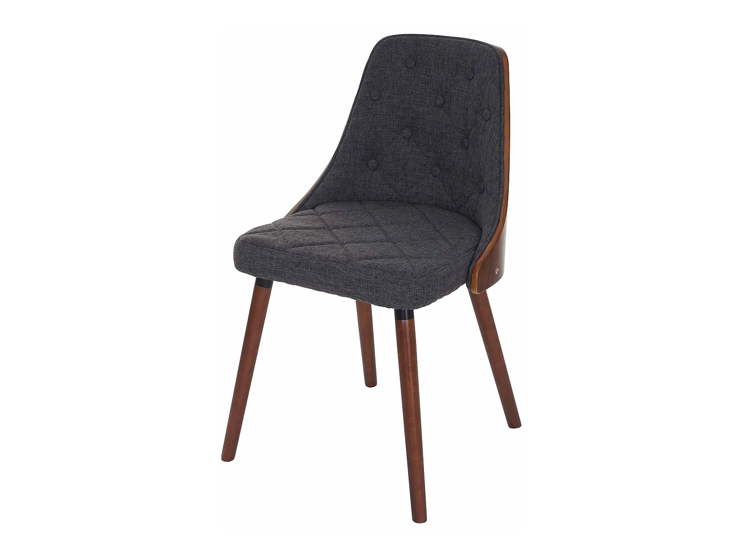 Eetkamerstoel MCW-A75,  stof/textiel grijs